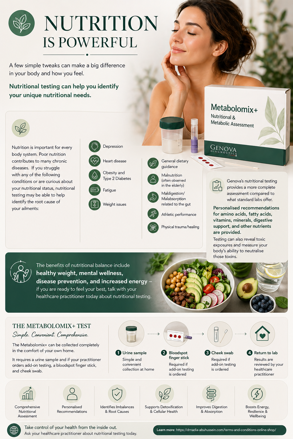 Metabolomix+ Nutritional & Fatty Acids Test